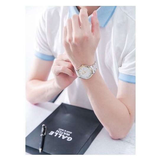 Đồng hồ nam Seiko SGEH82P1 Chính Hãng - Thép Không Rỉ -Máy Quartz Pin - Kính Hardlex