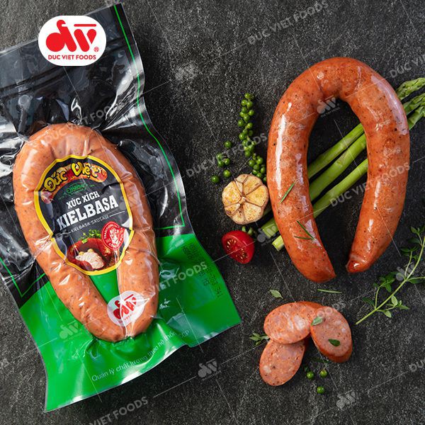 [Mã SKAMLTSM9 giảm 10% đơn 99K] Xúc xích Kielbasa Đức Việt - Xúc xích Kielbasa Thượng Hạng, Chuẩn vị Đức. Gói 200gr.