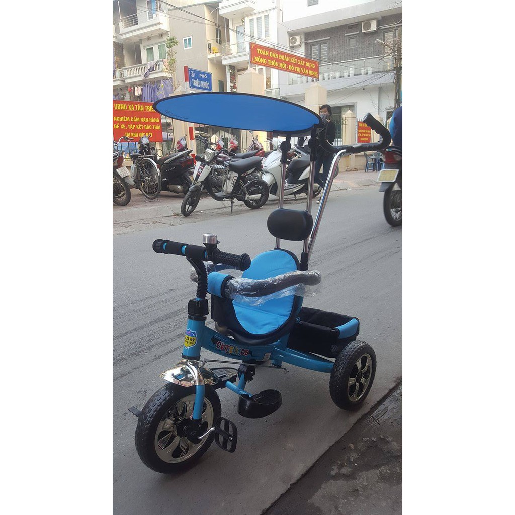 Xe Đạp Đẩy 3 Bánh Cao Cấp Strong Kid F08 ( Gủi Hàng Nguyên Hộp Chưa Lắp Giáp )