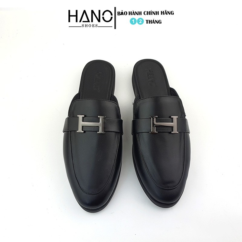 HANO - Giày Sục Nam Da Thật Khóa chữ H Trẻ Trung Trẻ Trung Chuẩn Xịn Êm chân S1167 | BigBuy360 - bigbuy360.vn