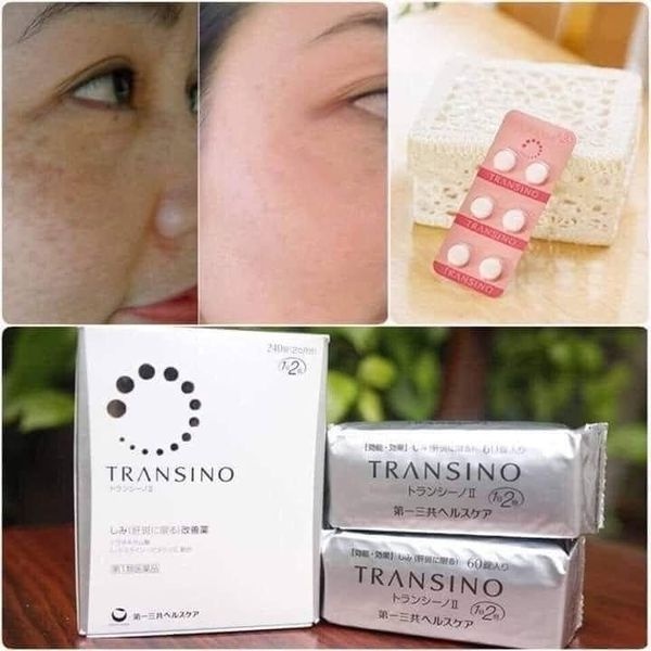 (Transino) Viên tráng da, chống nám, chống tàn nhang Nhật Bản