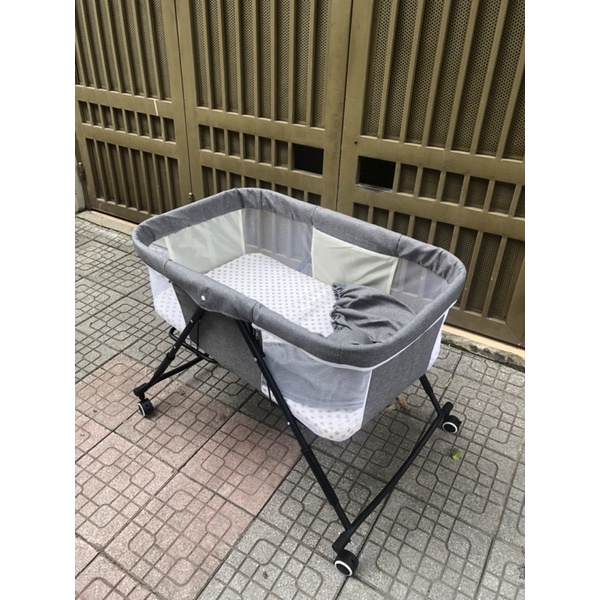 Nôi cho bé gấp gọn đa năng, Nôi vải cho bé có đai điều chỉnh chống trào ngược cho bé-Happ_Home