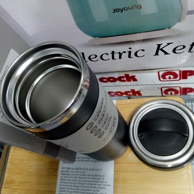 Ly giữ nhiệt SUS316 Peacook 400ML - AKS-R40 hàng nhập khẩu