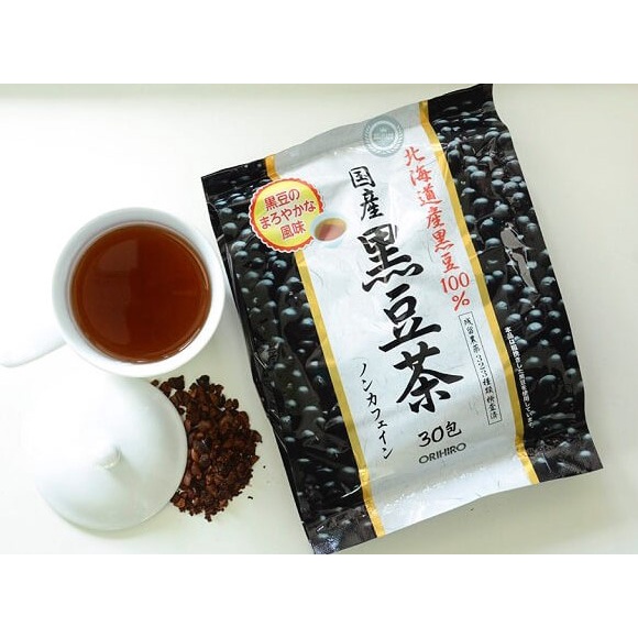 Trà Đậu Đen Nguyên Chất Orihiro Nhật Bản Hỗ Trợ Giảm Cân, Đẹp Da Gói 180g (6g x 30 túi)