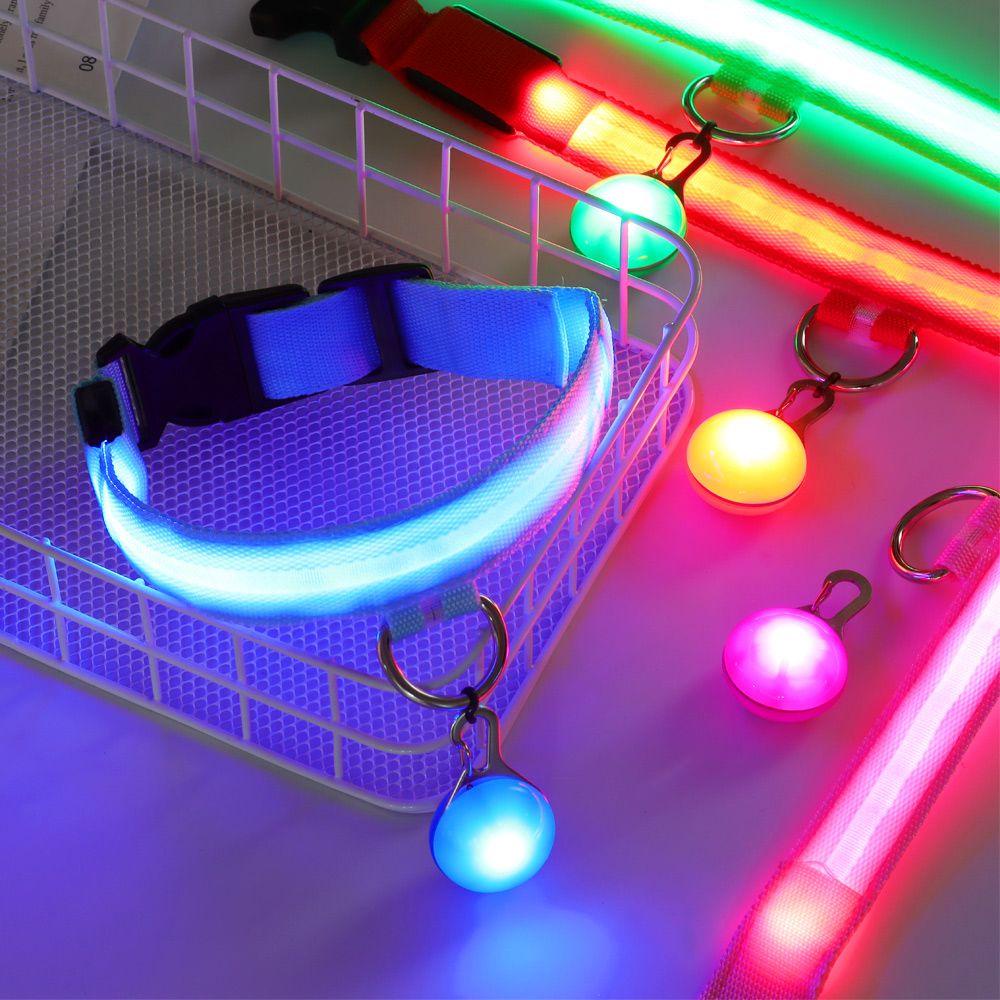 Vòng Cổ Thú Cưng Bằng Nilon Có Đèn LED Phát Sáng