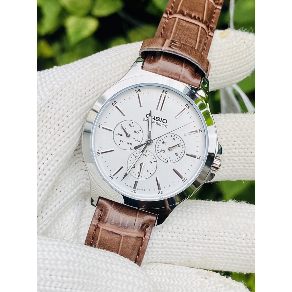 Đồng hồ nam casio 6 kim thể thao , chính hãng MTP-V300L-7