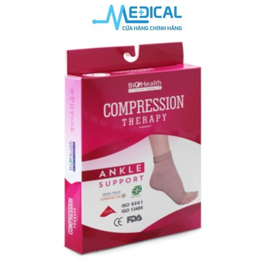 Vớ gót chân BIOHEALTH hỗ trợ điều trị suy giãn tĩnh mạch ( Hộp 1 cái)- MEDICAL