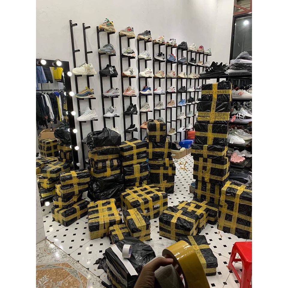 Giày Sneaker Jodan 1 Cao Cổ Cam Full Box Freeship