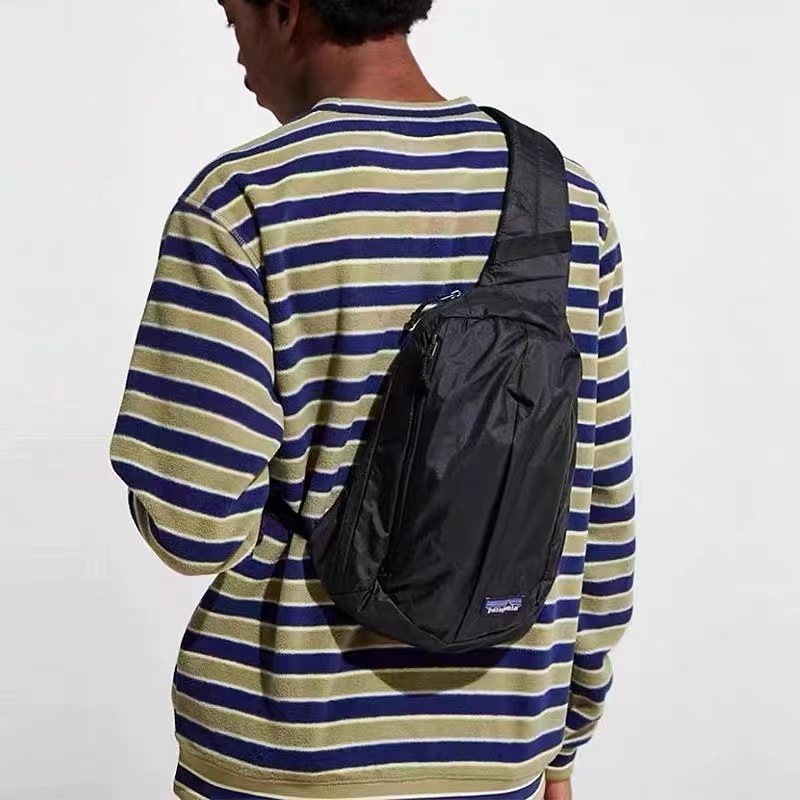 2022 tide brand Patagonia new outdoor small pocket chest bag lightweight waterproof nylon