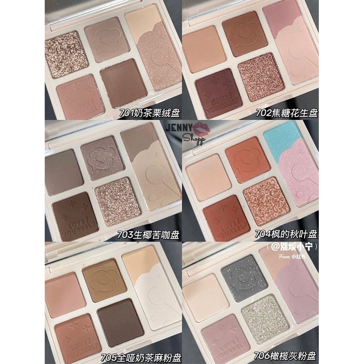 Bảng Phấn Mắt 6 Ô Gogo Tales Bubble Candy Ball Eyeshadow Palette