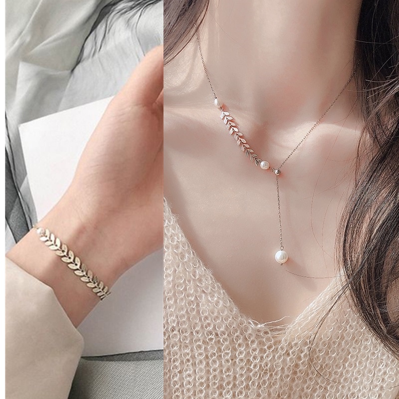 Vòng cổ/Vòng tay phong cách Hàn Quốc thanh lịch sành điệu cho nữ (bán lẻ)
