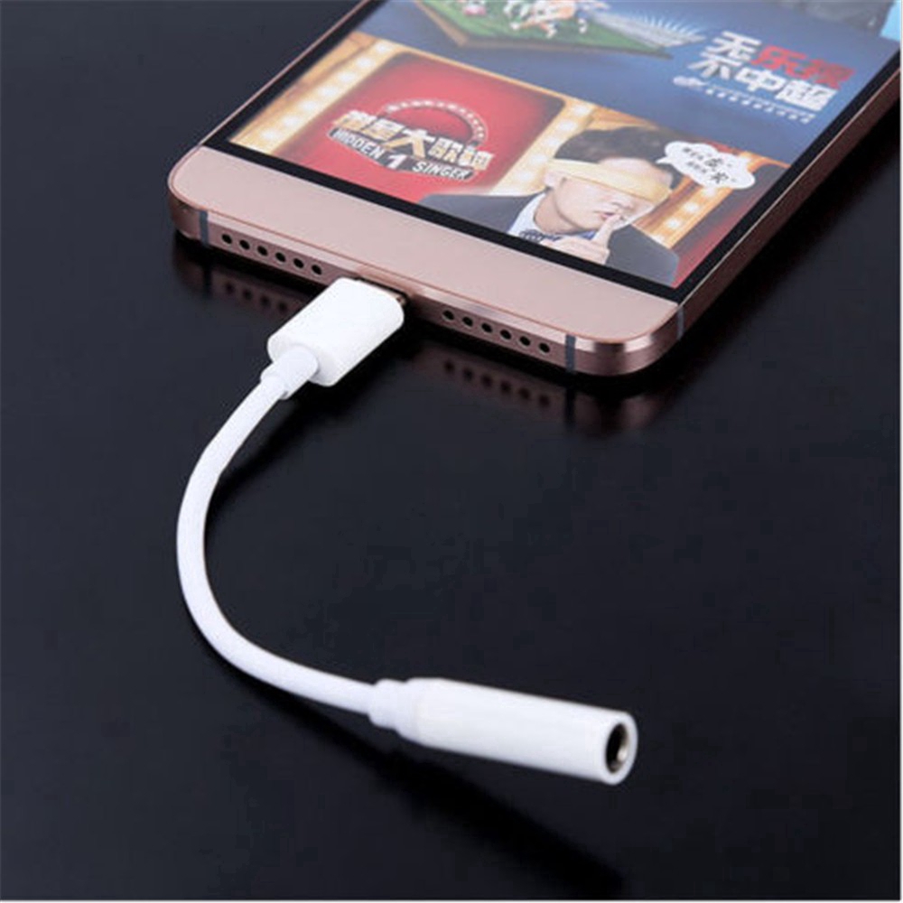 Dây cáp chuyển đổi âm thanh tai nghe USB type C sang 3.5mm