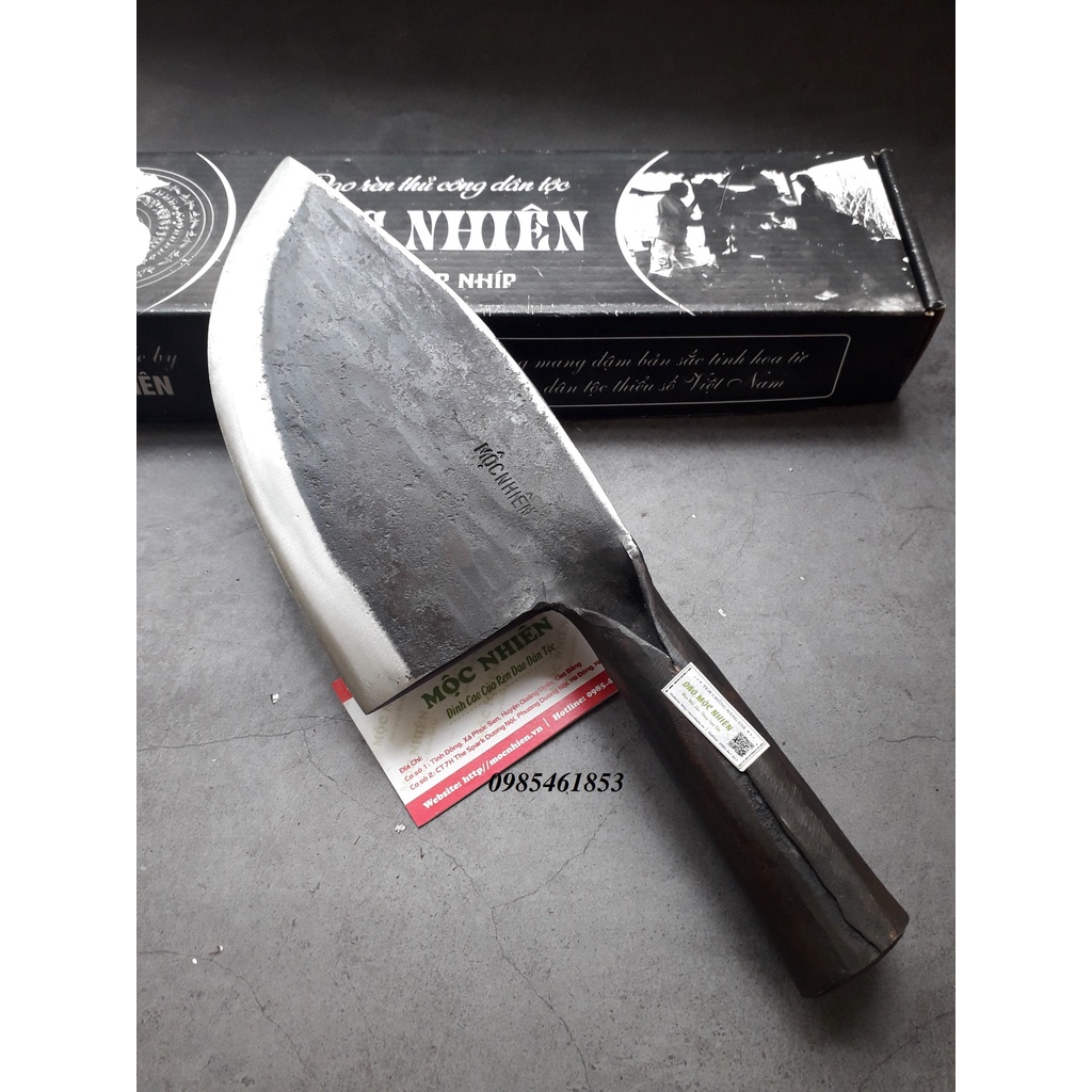 Dao Chặt Siêu Khỏe Rèn Từ Nhíp Xe Ô Tô Đẳng Cấp Master - Mộc Nhiên Phúc Sen