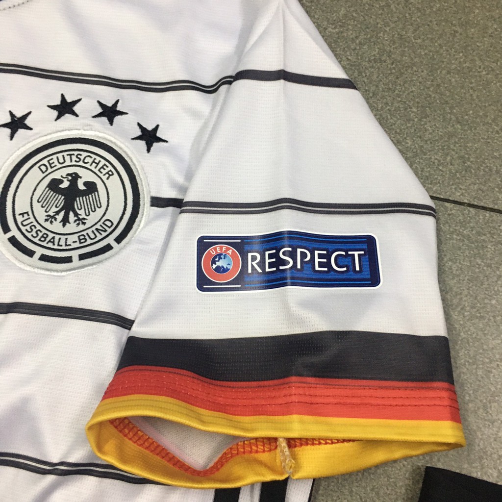 Bộ quần áo đá banh tuyển  Đức trắng Euro2020 sân nhà FLG