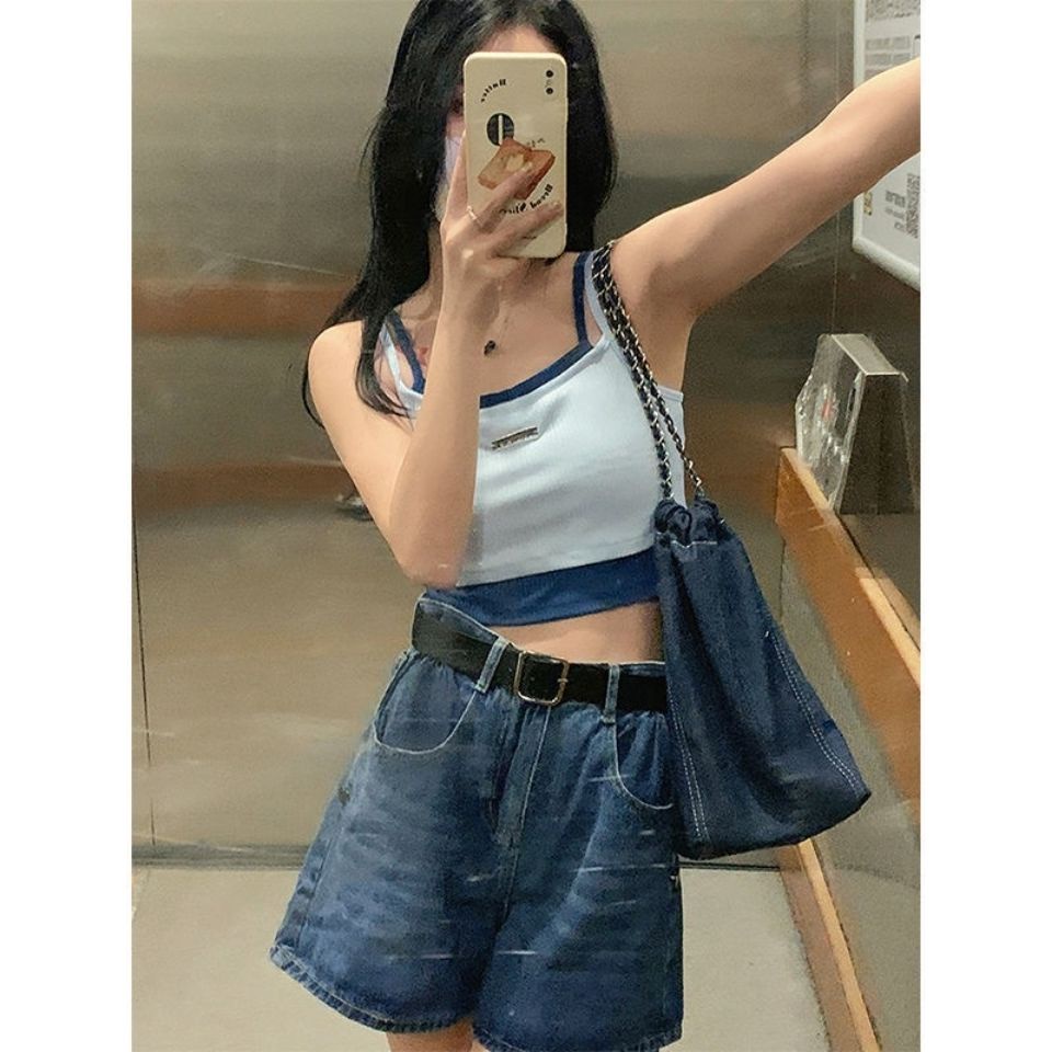 Áo Giả Hai Mảnh Kiểu Dáng Thời Trang Mùa Hè Cho Nữ