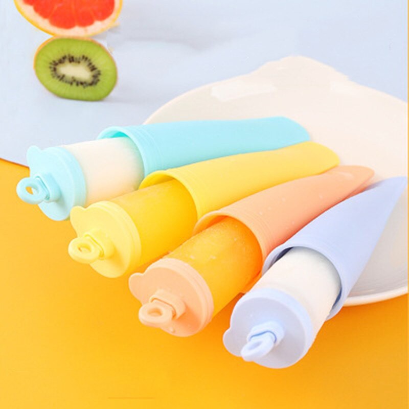 Silicone Ice Cream MoldLolly Maker DIY Multipurpose Jelly Yogurt Kitchen Tools Practical Cover