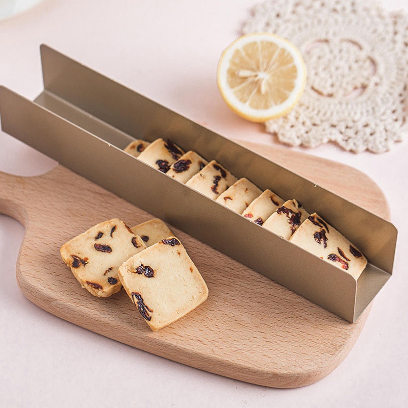 Khuôn làm bánh quy nam việt quất hình chữ U 10 Inch Khuôn làm bánh quy hình chữ nhật chống dính Khuôn bánh mì kiểu Pháp Dụng cụ nướng-Đen