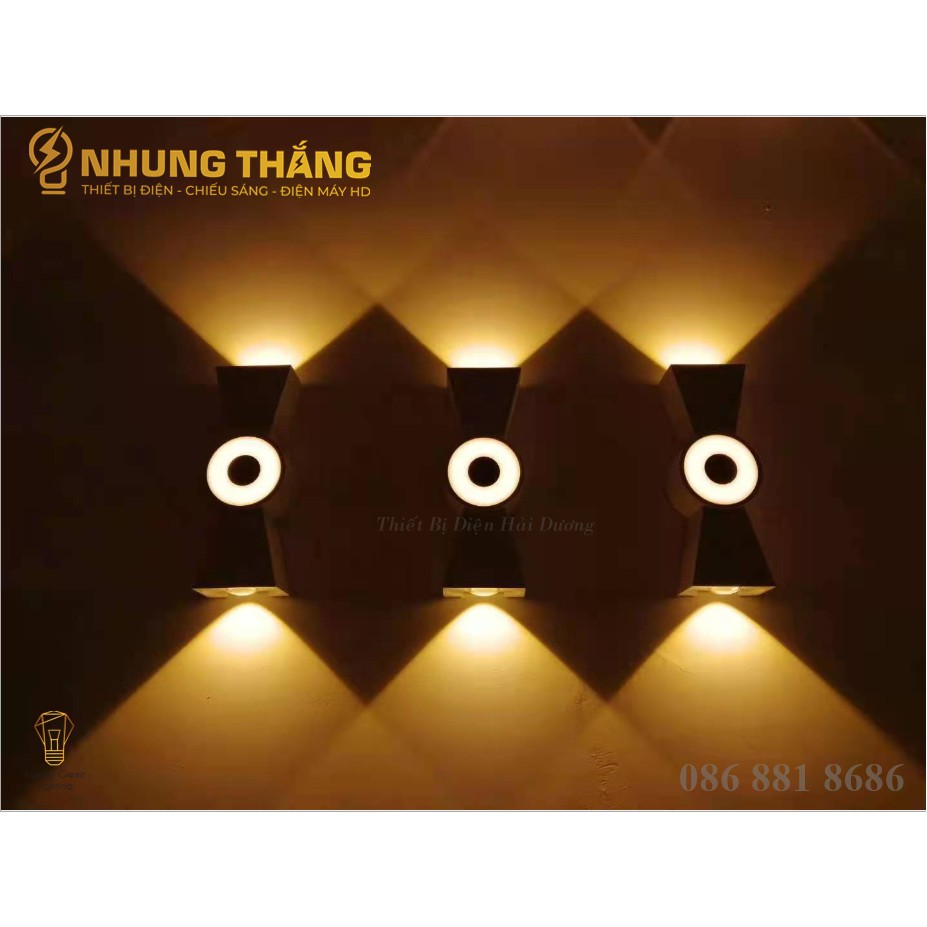 Đèn Hắt Tường Chống Nước 3 Đầu Chiếu Sáng JLC19 8W Ánh Sáng Vàng - Chip Led Siêu Sáng - Bảo Hành 1 Năm - Có Video