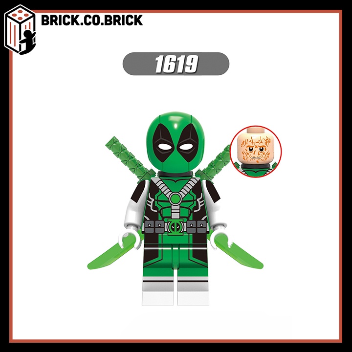 Deadpool Phụ Kiện Kiếm Mô Hình Siêu Anh Hùng Hài Bựa Đồ chơi Lắp ráp Minifigure X0302