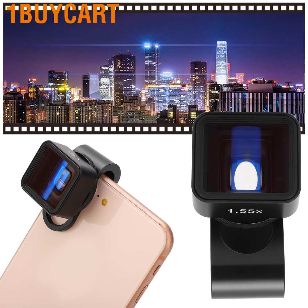 1buycart mobile phone lens camera Mobile Anamorphic Lens 1.55X Widescreen Deformation Filmmaking for Phones / IOS Pad