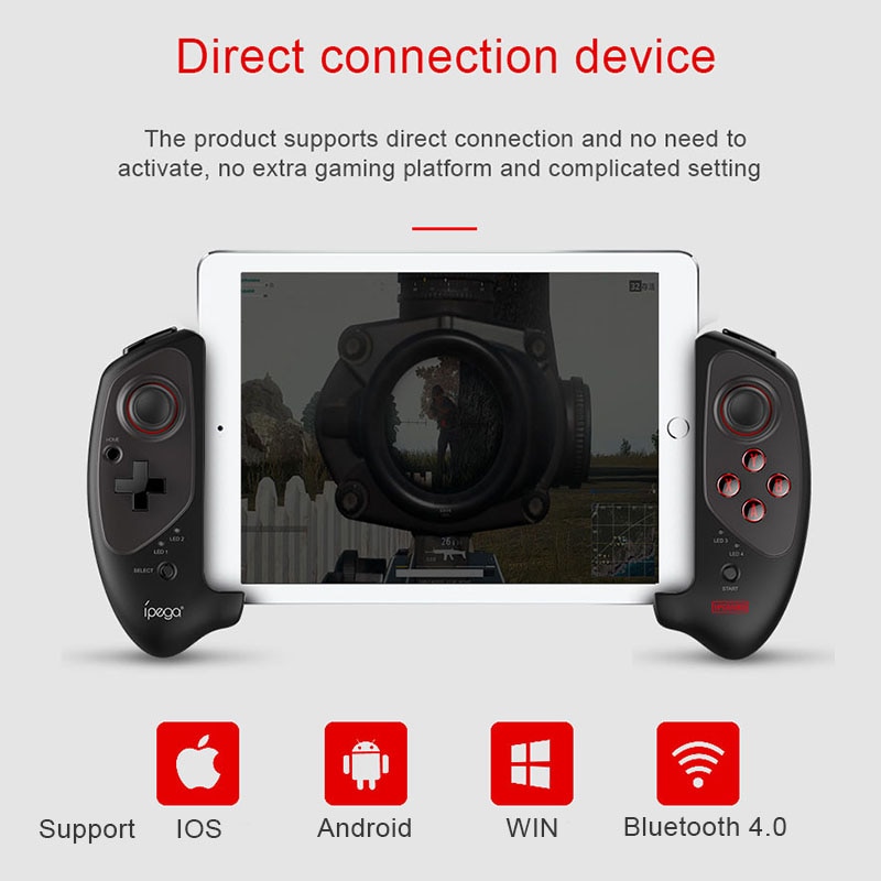 Tay Cầm Chơi game bluetooth Không Dây ipega pg-9083s Cho android / pc / tv