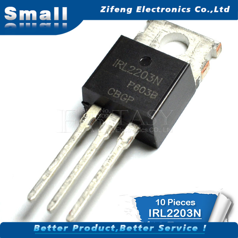 Set 10 Linh Kiện Điện Tử Irl2203N To220 Irl2203 To-220 Irl2203Npbf N-Channel Fet