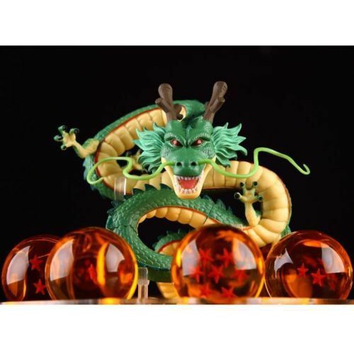 Bộ Mô Hình Rồng Thần Và 7 Viên Ngọc Rồng 4.3CM Trong Dragon Ball - Kèm Đế Trưng Bầy