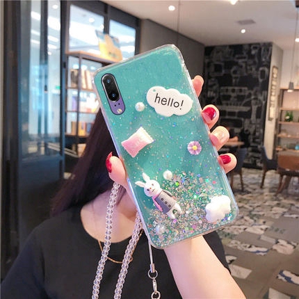 Ốp điện thoại hình thỏ đáng yêu cho Samsung Galaxy Note 10 Plus 10+ Note 10 9 8 S10 S9 S8 Plus S10 5G S10e