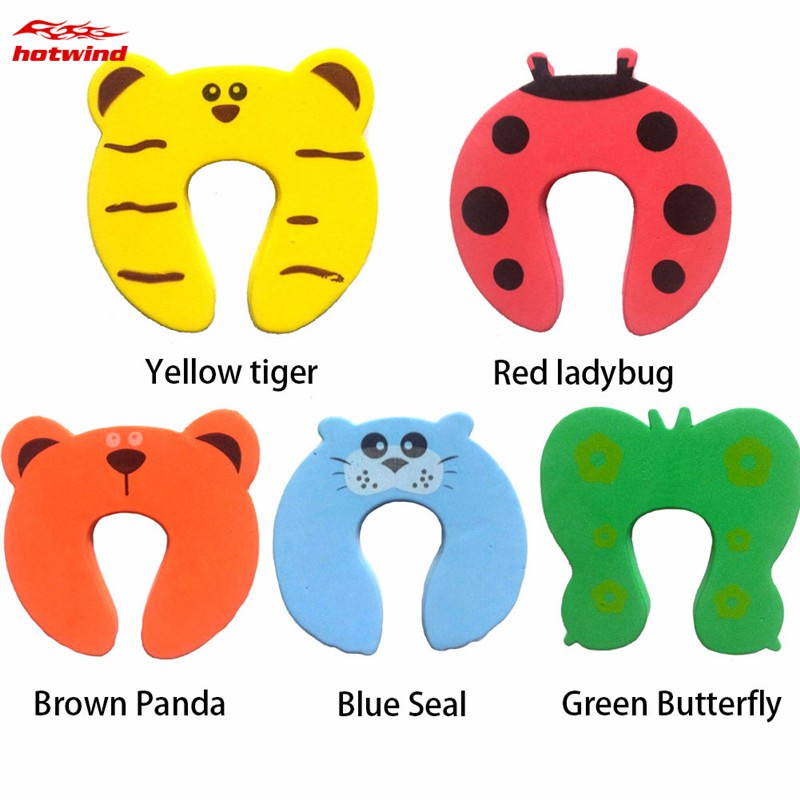 Miếng chặn cửa bằng cao su EVA họa tiết động vật hoạt hình tùy chọn đáng yêu tiện lợi