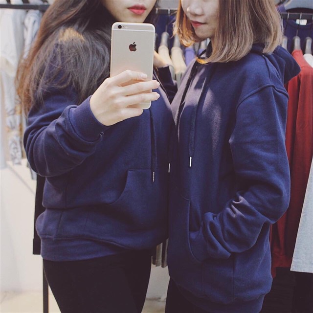 <FREE SHIP> ÁO HOODIE NAM NỮ TRƠN VẢI NỈ NHẠP KHÔNG XÙ LÔNG | BigBuy360 - bigbuy360.vn