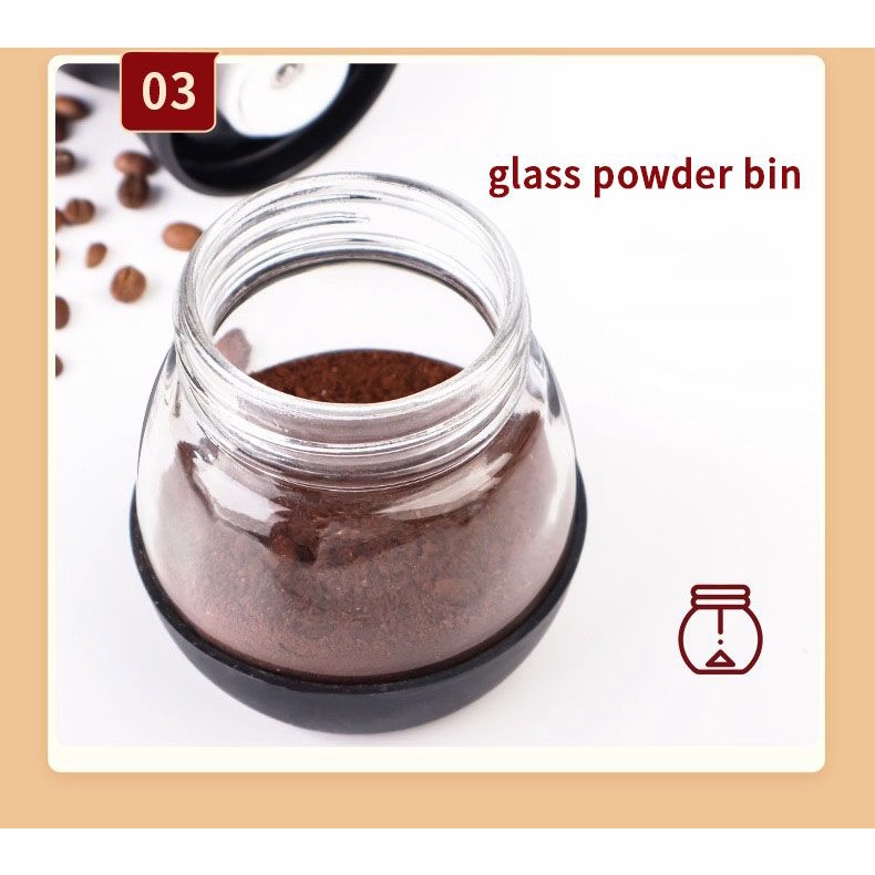 Máy xay hạt cà phê KONKA KJD180 tiện lợi