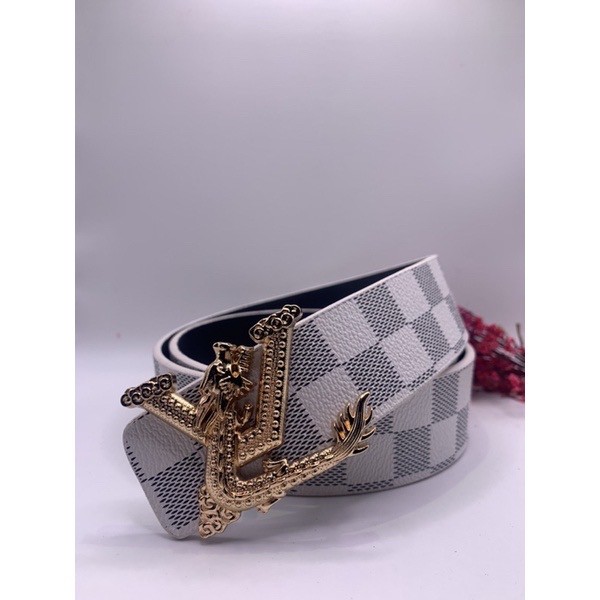 Thắt lưng da VLI mặt RONG cao cấp - Dây nịt lưng hàng hiệu - phong cách cá tính new