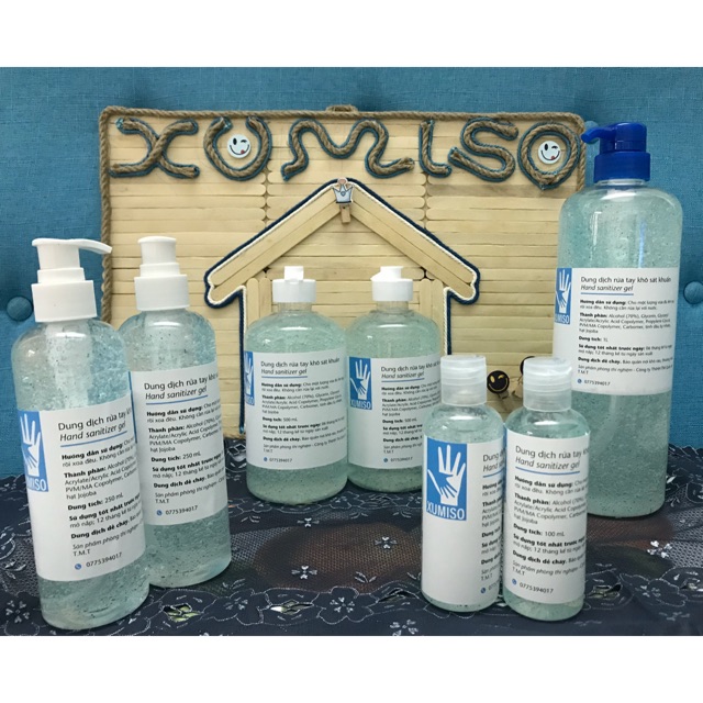 Dung dịch rửa tay khô 500ml - 1L