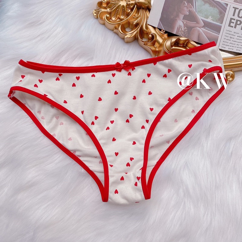 QT001 - Combo 3 quần chip siêu cute - quần lót cotton nữ - Kellywang