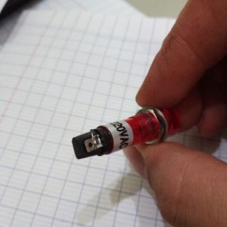 Đèn báo thiết bị điện 220v dạng đầu bằng