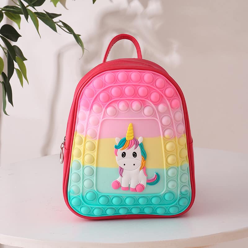Ba lô pony phiên bản Popit dễ thương