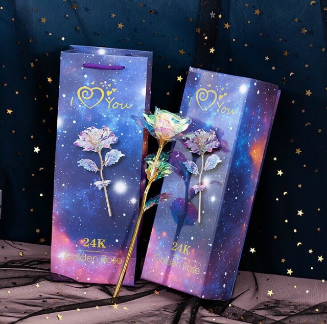 Hoa hồng pha lê kèm đế love và hộp | BigBuy360 - bigbuy360.vn