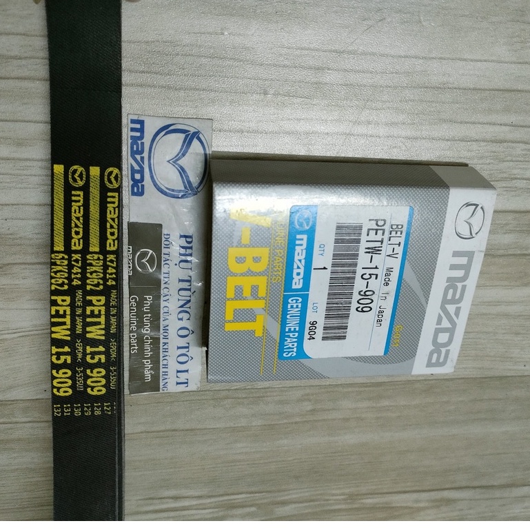 Dây Curoa tổng, dây đai máy phát+điều hòa xe Mazda CX5 Mazda 6 Mazda 3  2.0