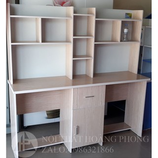 Bàn học đôi vân gỗ Bảo hành 2 năm tận nơi