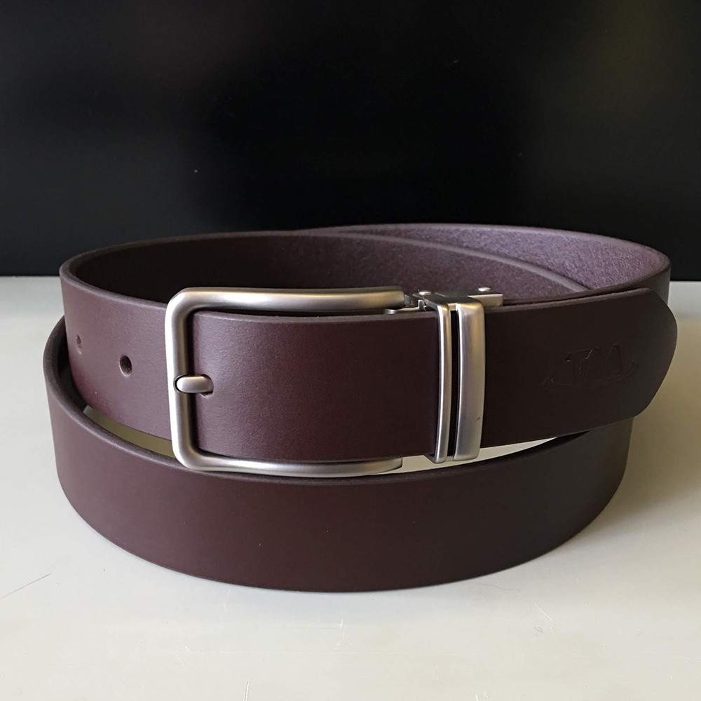 Thắt Lưng Nam Da Bò Thật Khóa Kim Kẹp Cao Cấp TM69