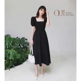 Váy đen tiểu thư dáng dài