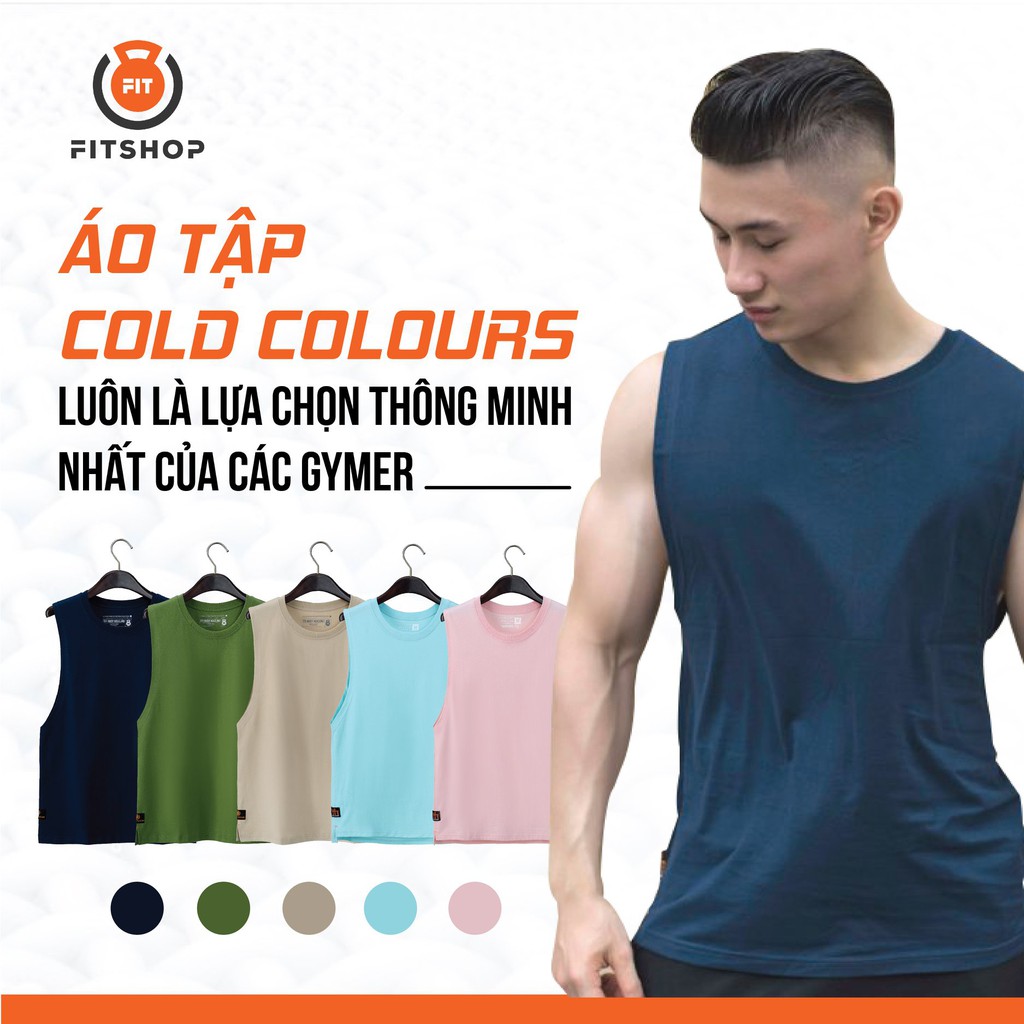 ÁO TANKTOP TẬP GYM ÁO 3 LỖ COTTON THẤM HÚT MỒ HÔI THOÁNG MÁT ảnh thật, tư vấn đổi trả