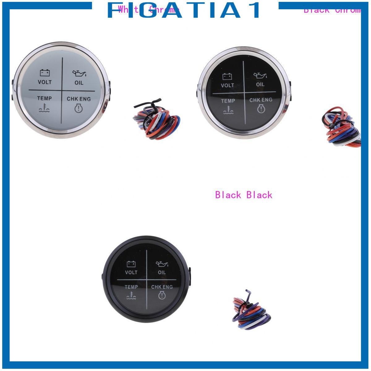 Đồng Hồ Báo Động Figatia1 52mm Volt / Dầu Tem / Tem / Check 800-00256