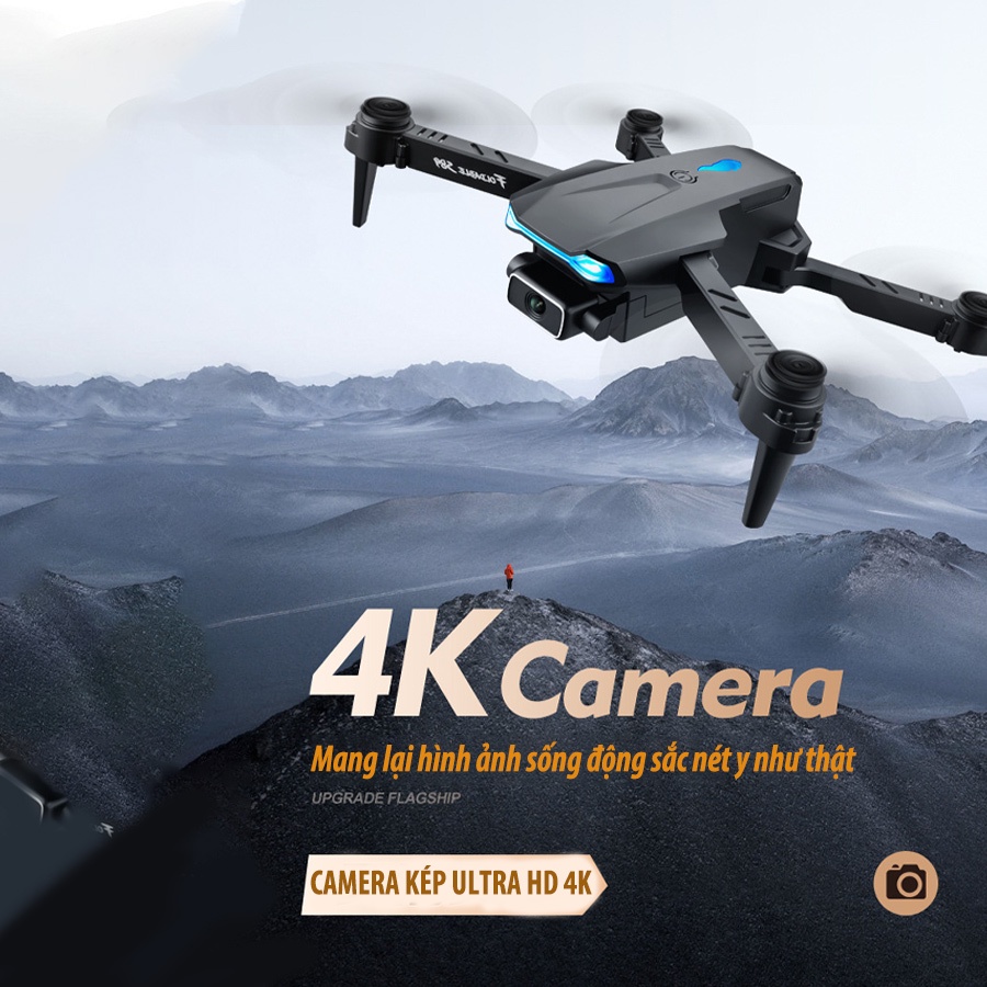 Flycam p8 drone mini máy bay điều khiển từ xa, flycam mini S89 Camera