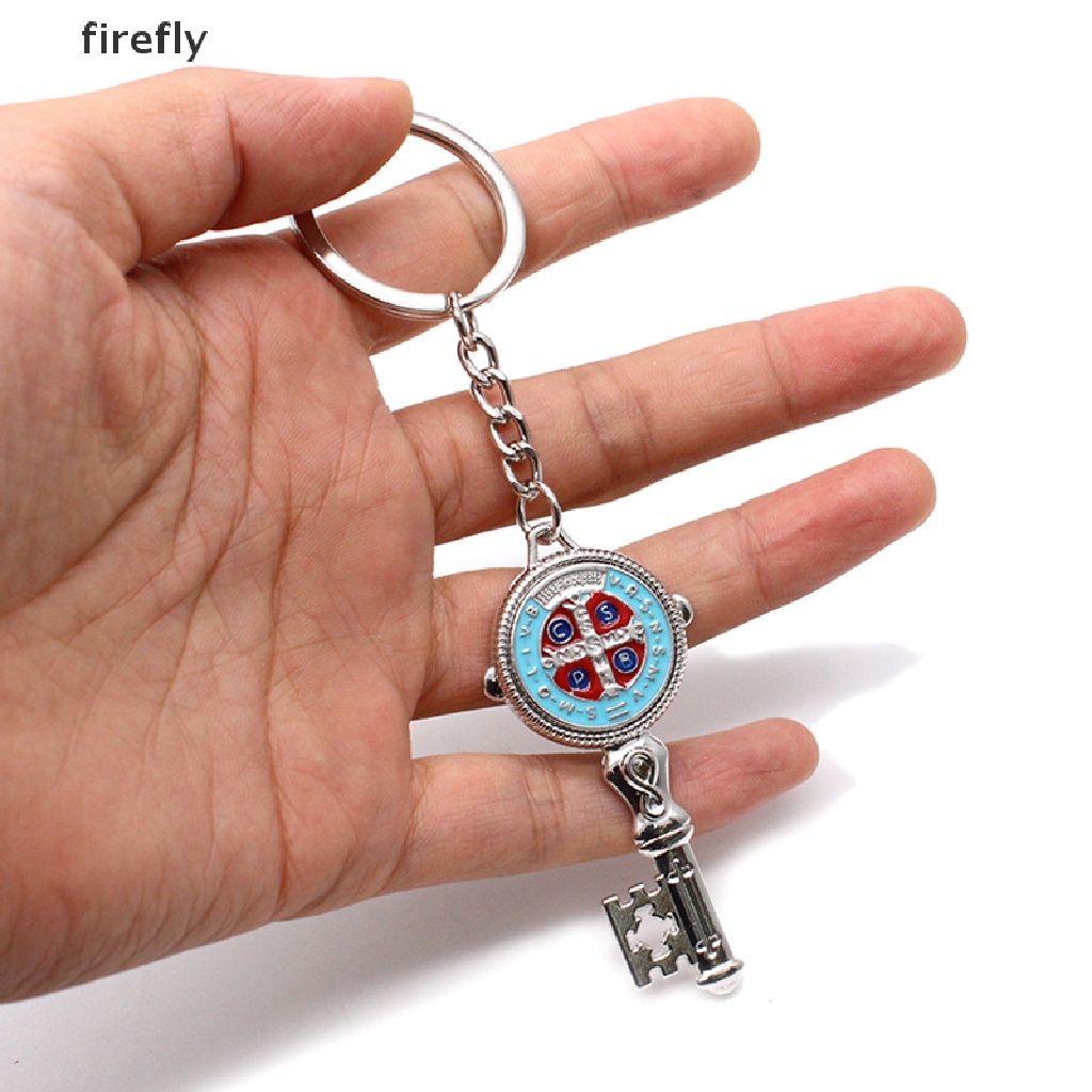 Móc Khóa Xe Hơi Thánh Benedict Jesus