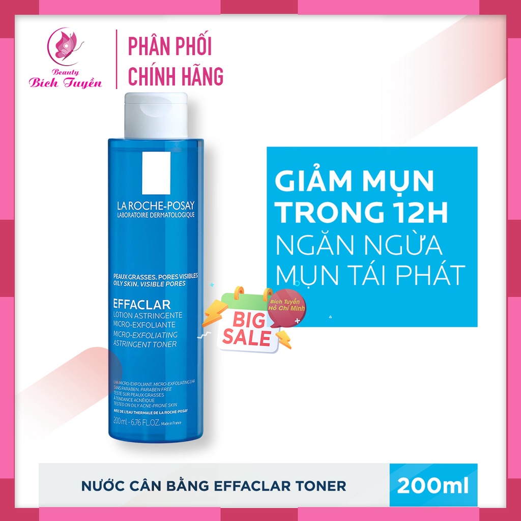 Nước Cân Bằng Giàu Khoáng Dành Cho Da Dầu LA ROCHE POSAY Effaclar Astringent Lotion 200ml