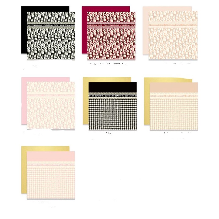 1 xấp 20 tờ giấy 2 mặt dior