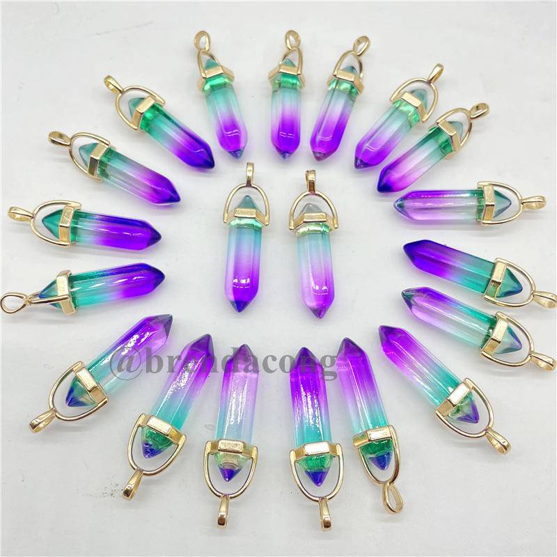 Mặt Vòng cổ Pha Lê Nhân Tạo Nhiều Màu Thời Trang DIY