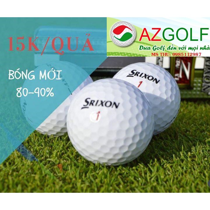 BÓNG GOLF - CŨ CHÍNH HÃNG SRIXON  MỚI 85-90% GIÁ 15.000Đ/ QUẢ