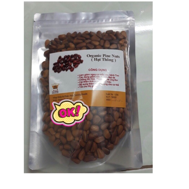 Hạt thông Mỹ gói 500gr 200.000